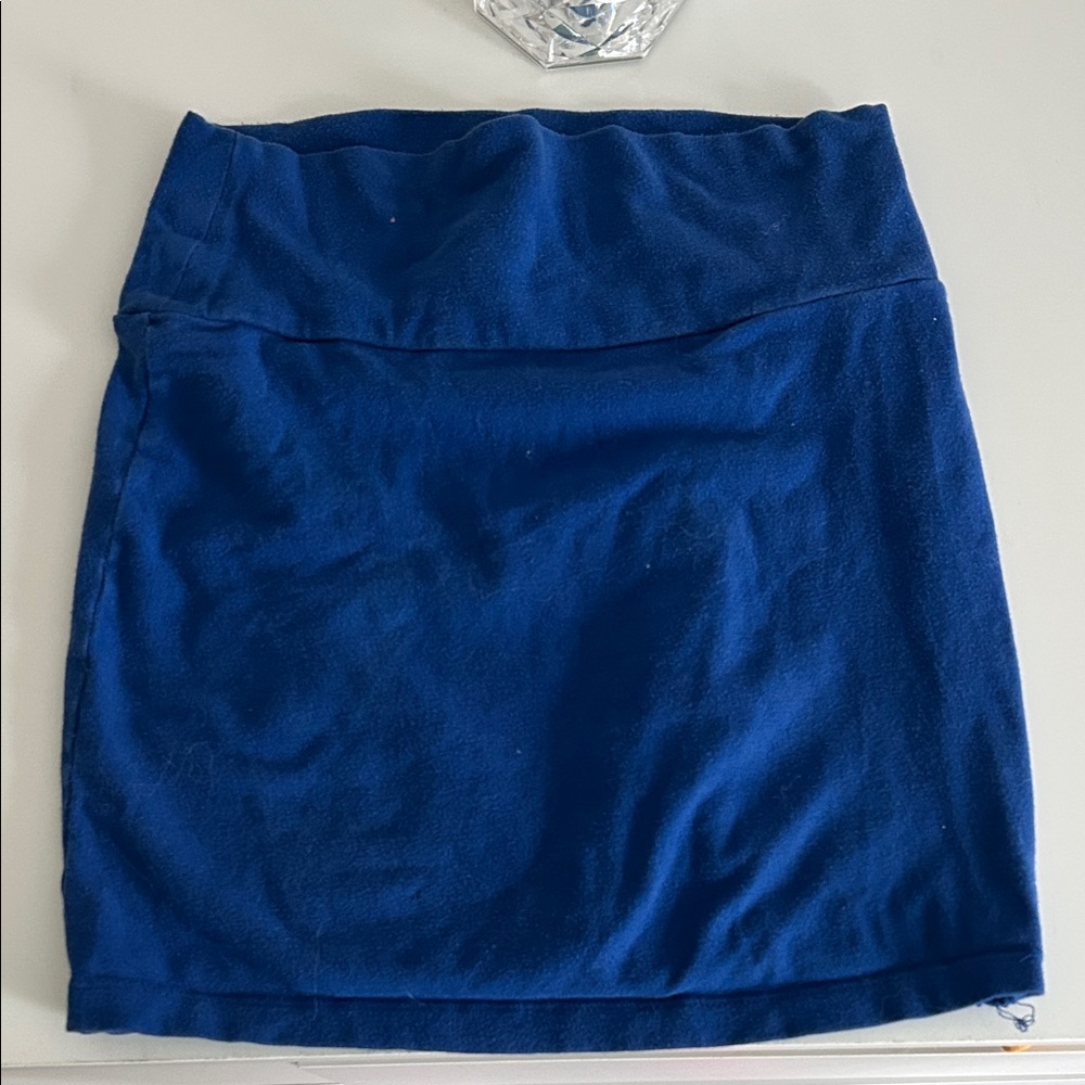 Forever 21 Vibrant Blue Mini Skirt